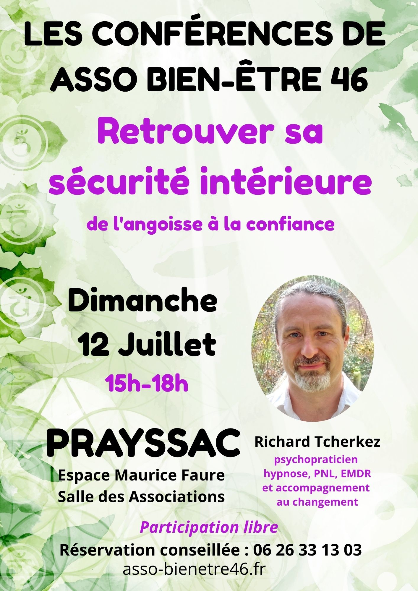 Conférence :  Retrouver sa sécurité intérieure : de l'angoisse à la confiance